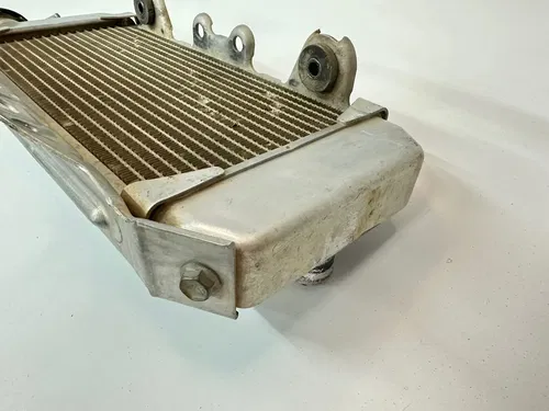 USED OEM 09 2009 KAWASAKI KX250F RIGHT FILL SIDE COOLING RAD RADIATOR 39061-0163