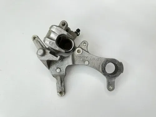 USED OEM 2004 04 2005 05 KAWASAKI KX250F REAR BRAKE CALIPER & MOUNT ASSY