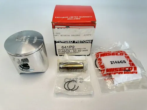 NEW 89-99 SUZUKI RM125 RM 125 WISECO PISTON & RING KIT 641M05450 (+.50MM OVER)