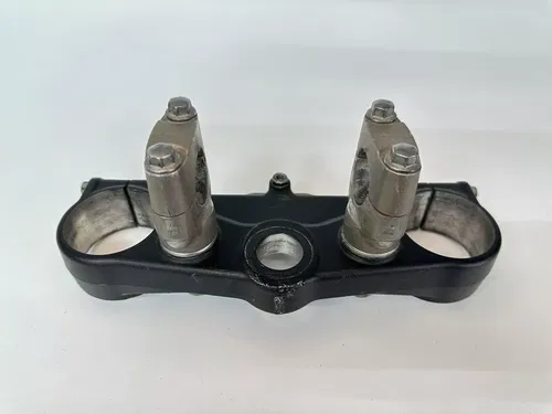 USED OEM 09 10 KAWASAKI KX250F TOP UPPER TRIPLE TREE STEERING STEM FORK CLAMP