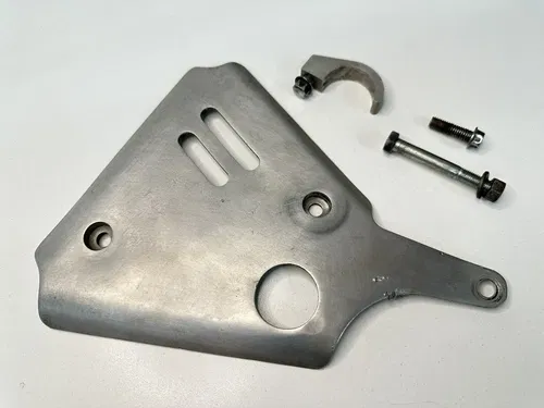 USED 00 01 YAMAHA YZ 125 250 WORKS CONNECTION LEFT SIDE ALUMINUM FRAME GUARD