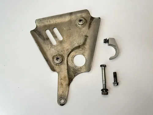 USED 00 01 YAMAHA YZ 125 250 WORKS CONNECTION LEFT SIDE ALUMINUM FRAME GUARD