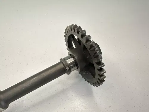#2 USED OEM 04-09 HONDA CRF250R ENGINE MOTOR BALANCER SHAFT WEIGHT & GEARS ASSY