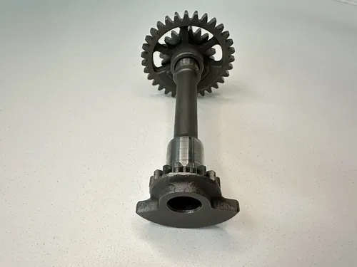 #2 USED OEM 04-09 HONDA CRF250R ENGINE MOTOR BALANCER SHAFT WEIGHT & GEARS ASSY