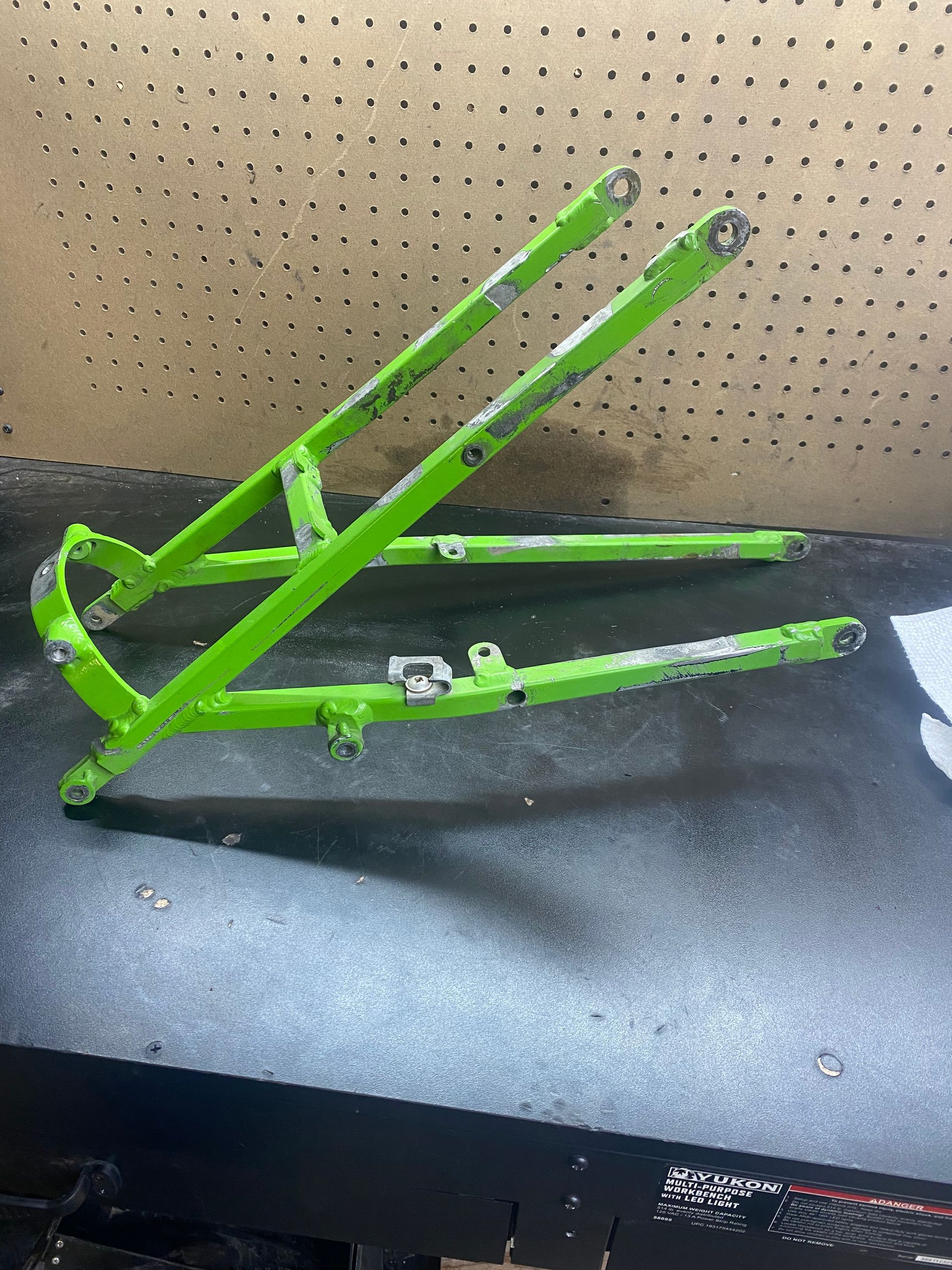 99-02 KAWASAKI KX125 KX250 OEM STRAIGHT REAR BACK SUB FRAME