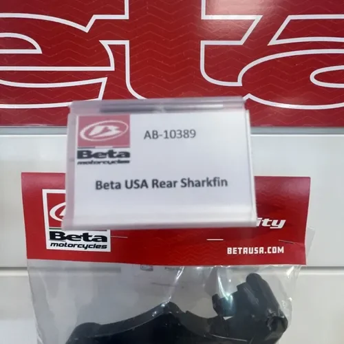 Beta Shark Fin Rear Disc Guard Black/Red AB-10389