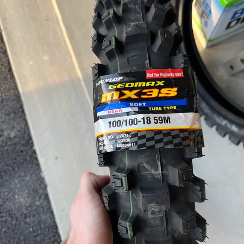 Dunlop Geomax Mx3s Rear Tires