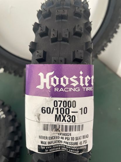 10" Hoosier Motocross Tires