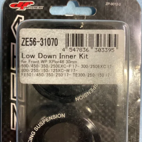 Zeta 30mm & Race Tech 50mm Lowering Kit For WP 48 Xplorer Forks w/Shock