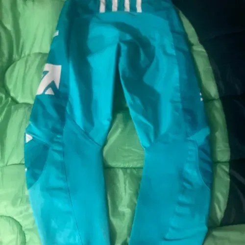 Answer Syncron Motocross Pants size 36 and XL Jersey Combo - Teal Blue color.