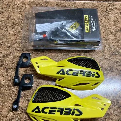 Acerbis Uniko Vented Handgaurds, Yellow