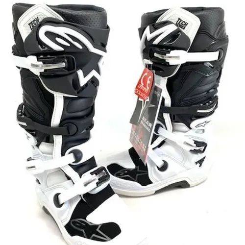NEW Alpinestars Tech 7 Boots - White/Black ALL SIZES