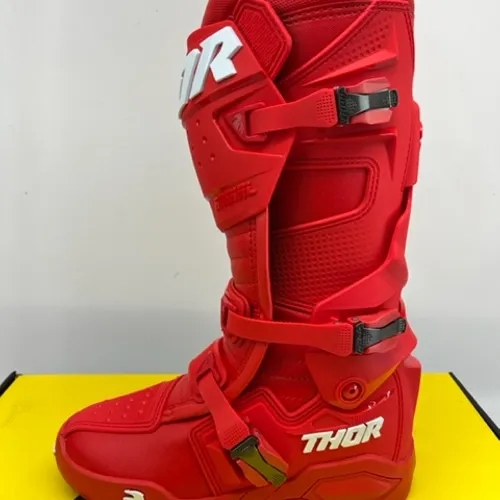 NEW 2023 Thor Radial Boots - RED - 10