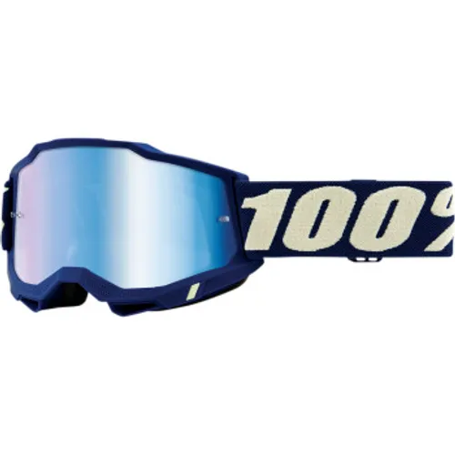 NEW 100% Accuri 2 Goggles - Deep Marine - Blue Mirror