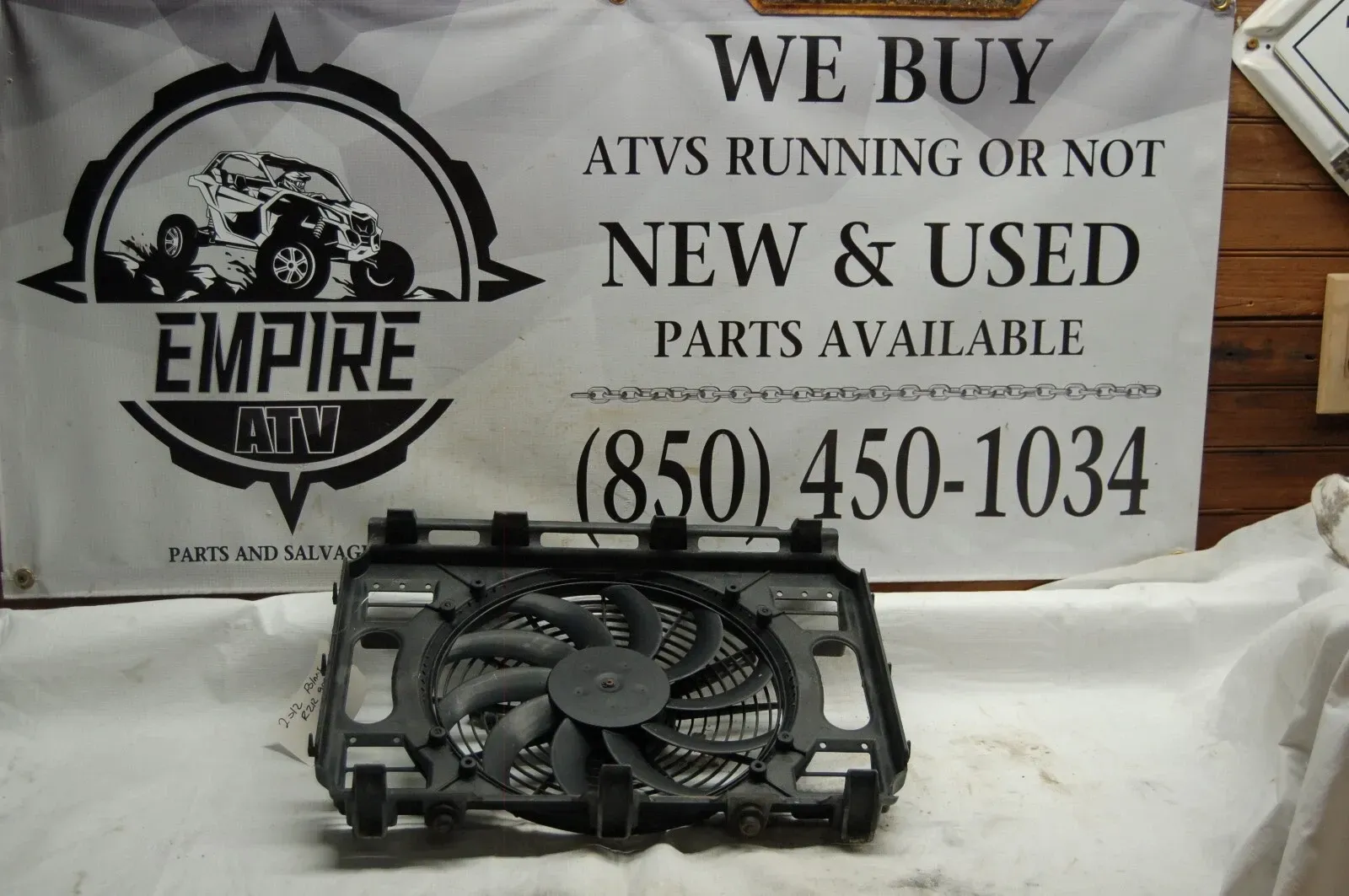 2012 Polaris RZR 900 radiator fan assembly