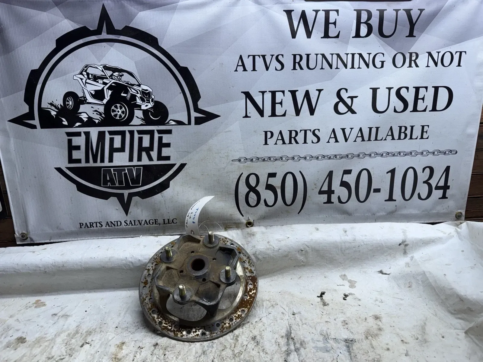 New Dealer Take Off OEM 2023 Can Am Maverick X3 Front Hub