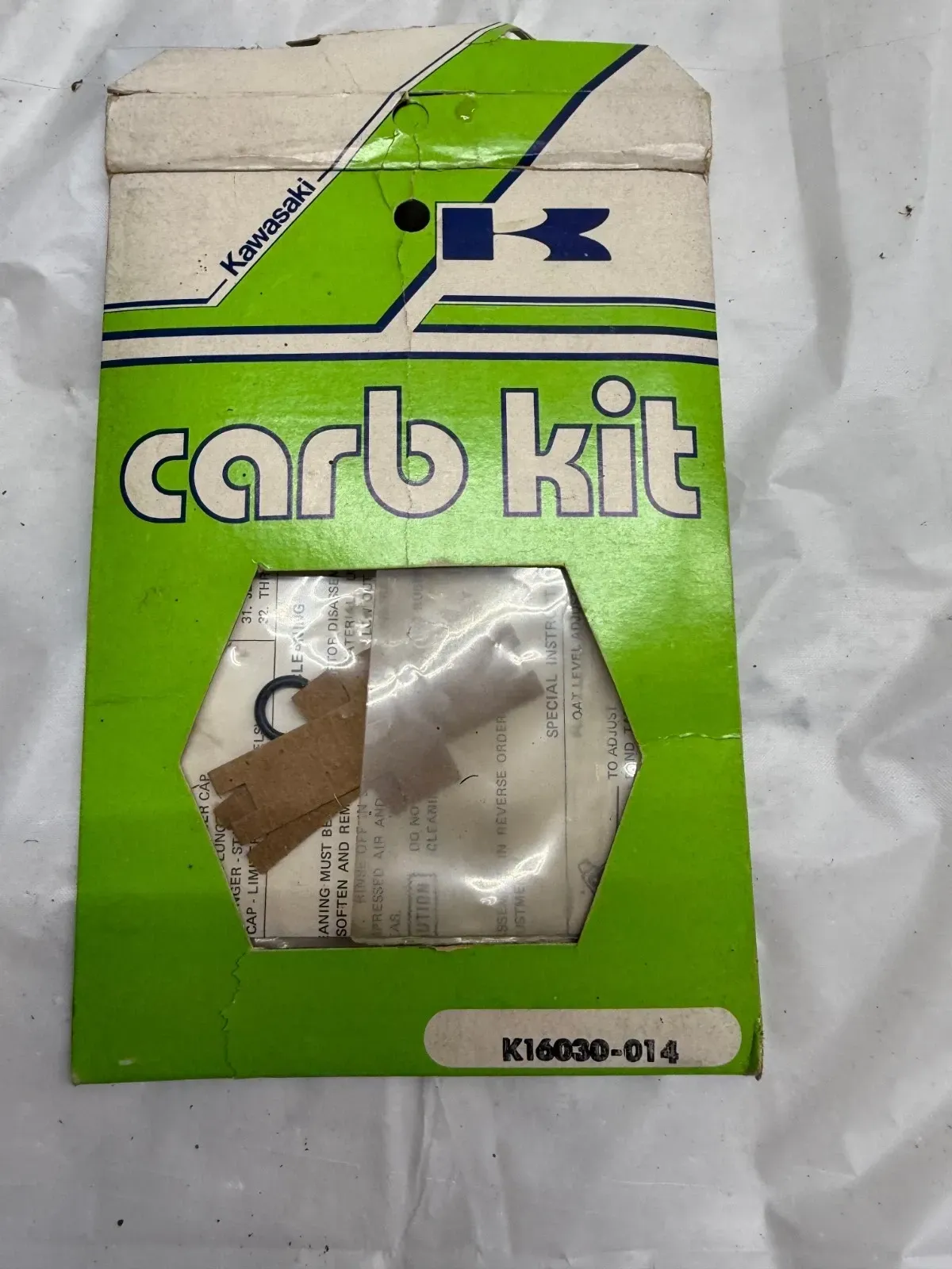 NOS OEM Kawasaki 76 KZ900 77-78 KZ1000 Carburetor Rebuild Kit K16030-014