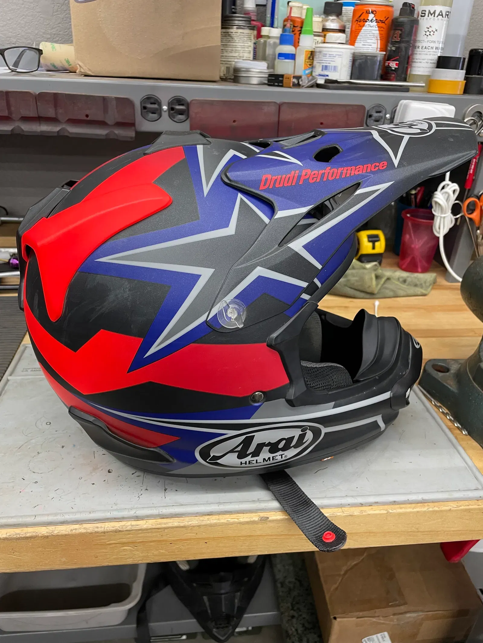 Arai Casco Motocross MX-V Block Multicolor