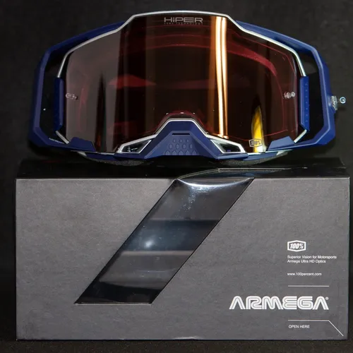 ARMEGA® Goggle Moto/MTB Novel/HiPER® Silver Flash Mirror