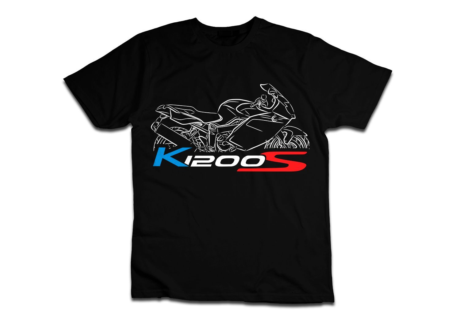 BMW K1200S 2005-2008 T-Shirt, Motorcycle Tee Shirt for Riders,  S-5XL 