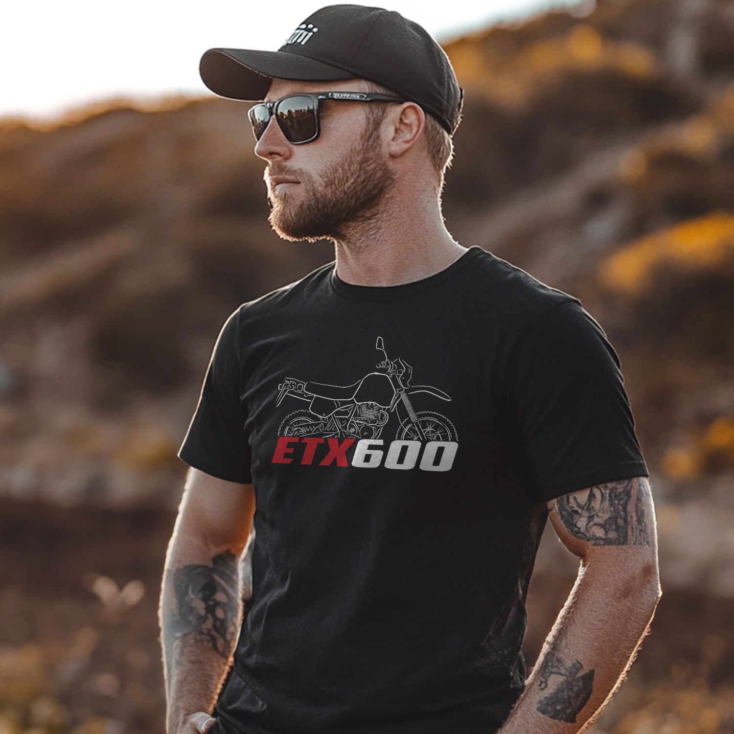 Aprilia ETX 600 1985, Motorcycle Tee Shirt for Riders, S-5XL