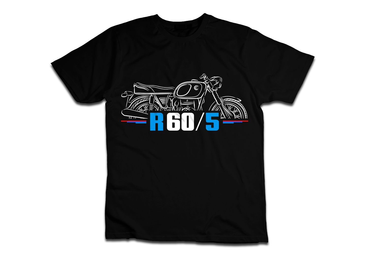 BMW R60-5 1970-1973 T-Shirt, Motorcycle Tee Shirt for Riders,  S-5XL 