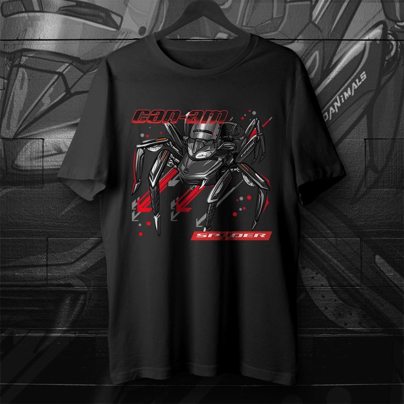 T-Shirt Can-Am F3 Limited Black Metallic, Motorcycle Tee for Riders