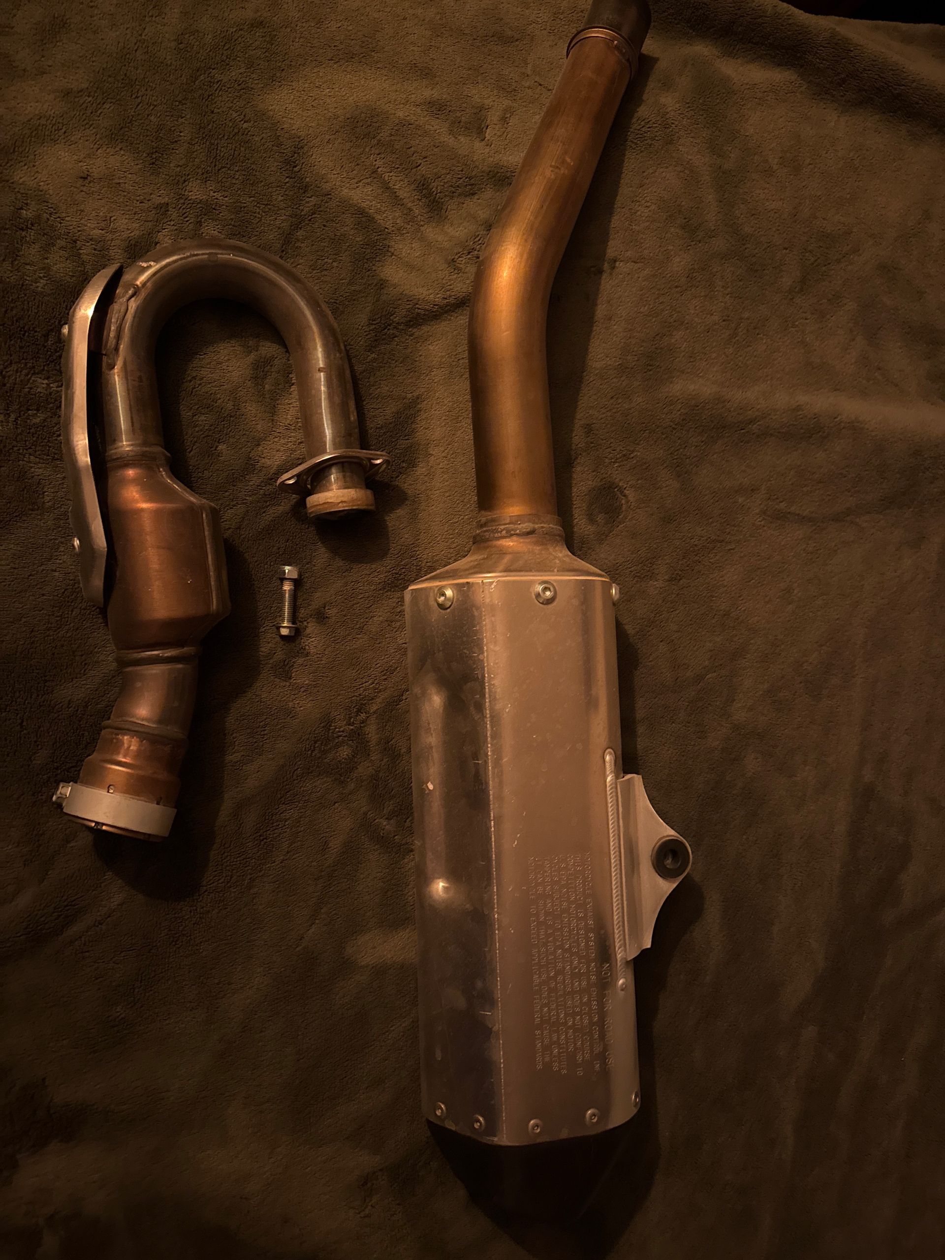 2023 Kawasaki KX250 Exhaust OEM System 