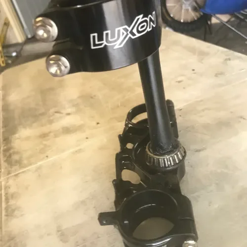 Kx450/250 luxon triple clamps 