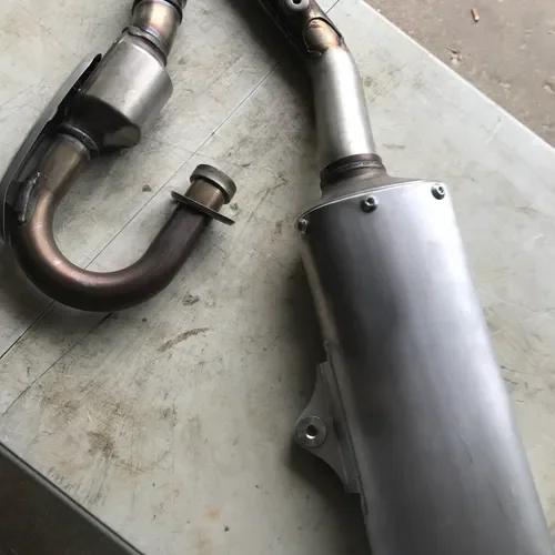 21-24 kx250 complete exhaust,pipe,silencer 