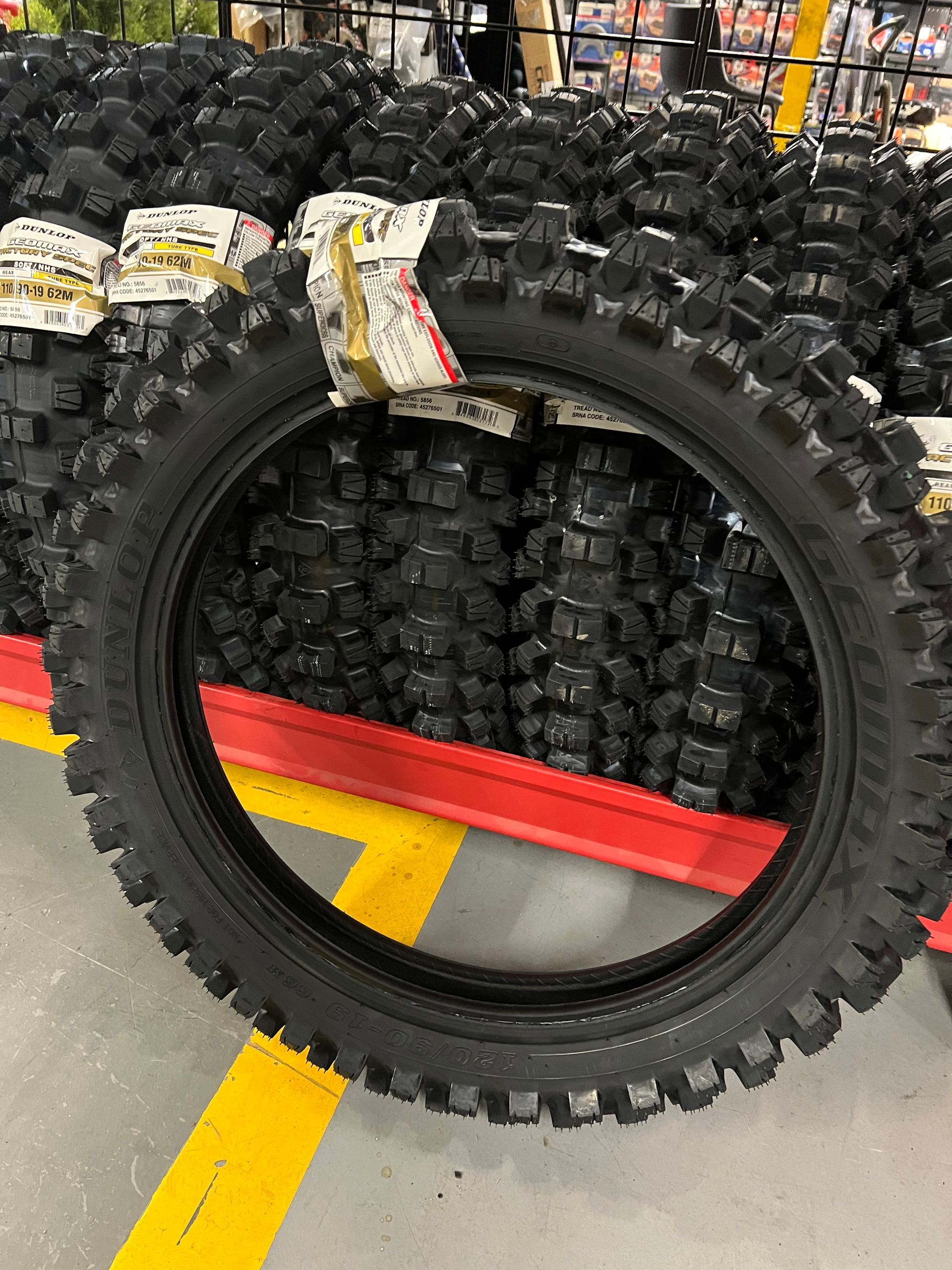 DUNLOP TIRE FACTORY SPEC 120/90-19