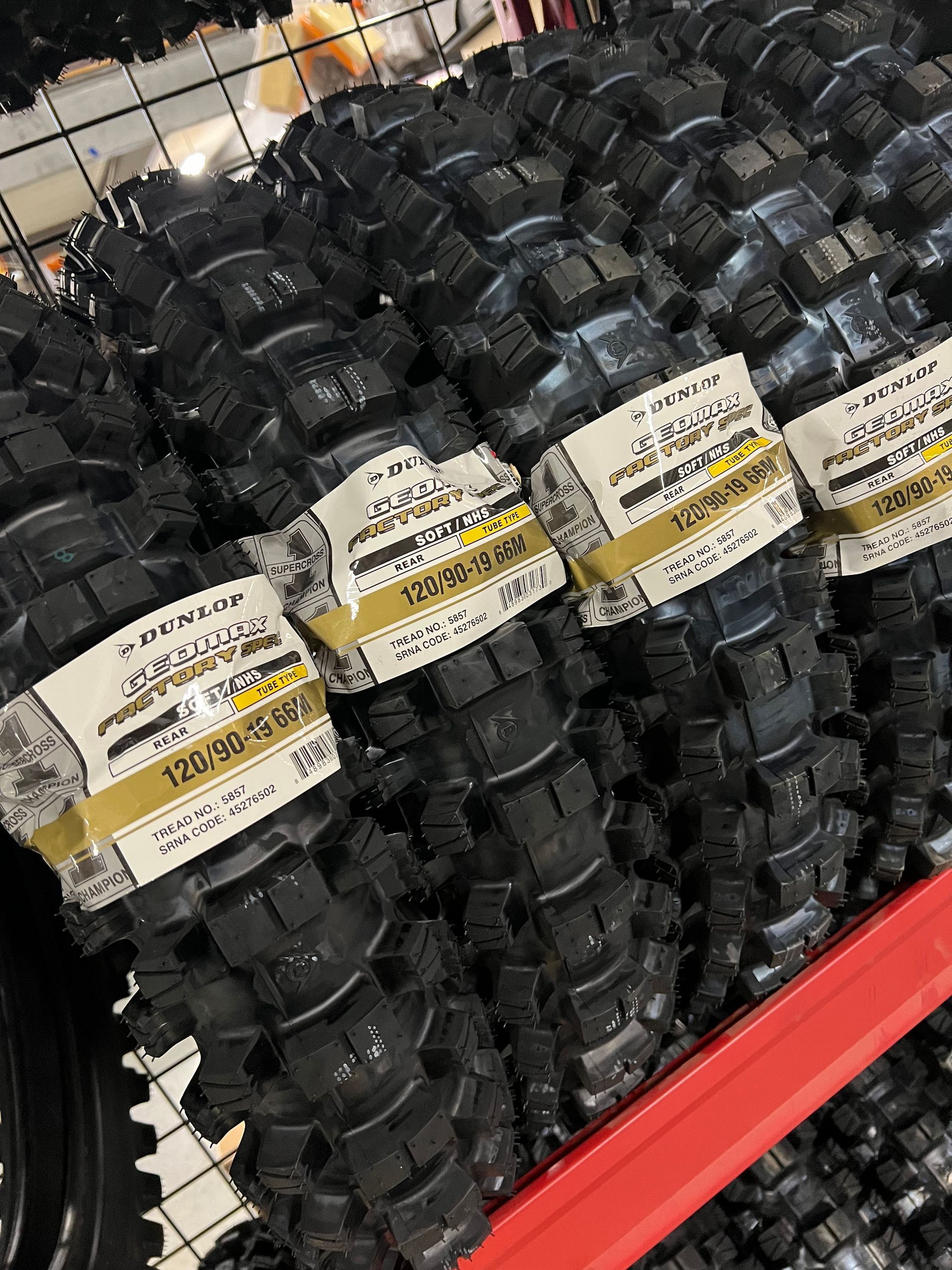 DUNLOP TIRE FACTORY SPEC 120/90-19