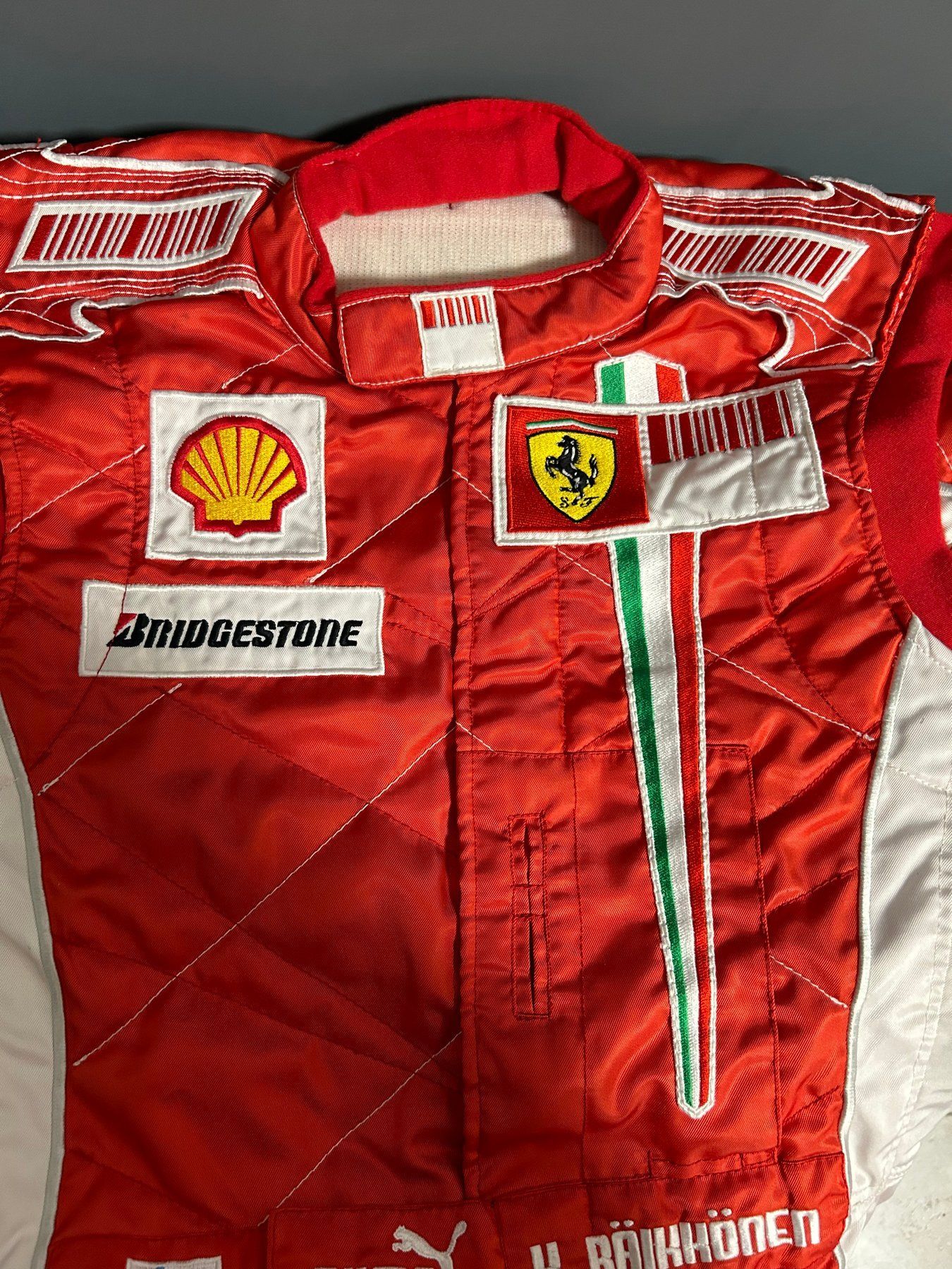 スポーツ選手 K.Raikkonen 2007 Ferrari Used Visor 1/5 Spark 2007 Formula 1 Kimi Räikkönen #6 Ferrari F2007