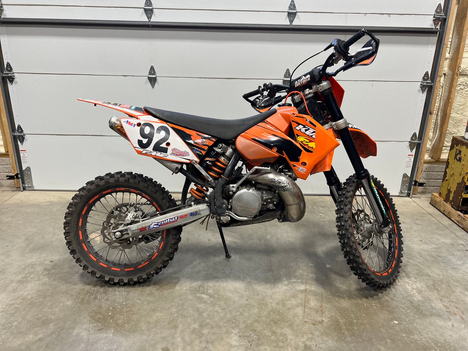 2007 ktm cheap 250 2 stroke