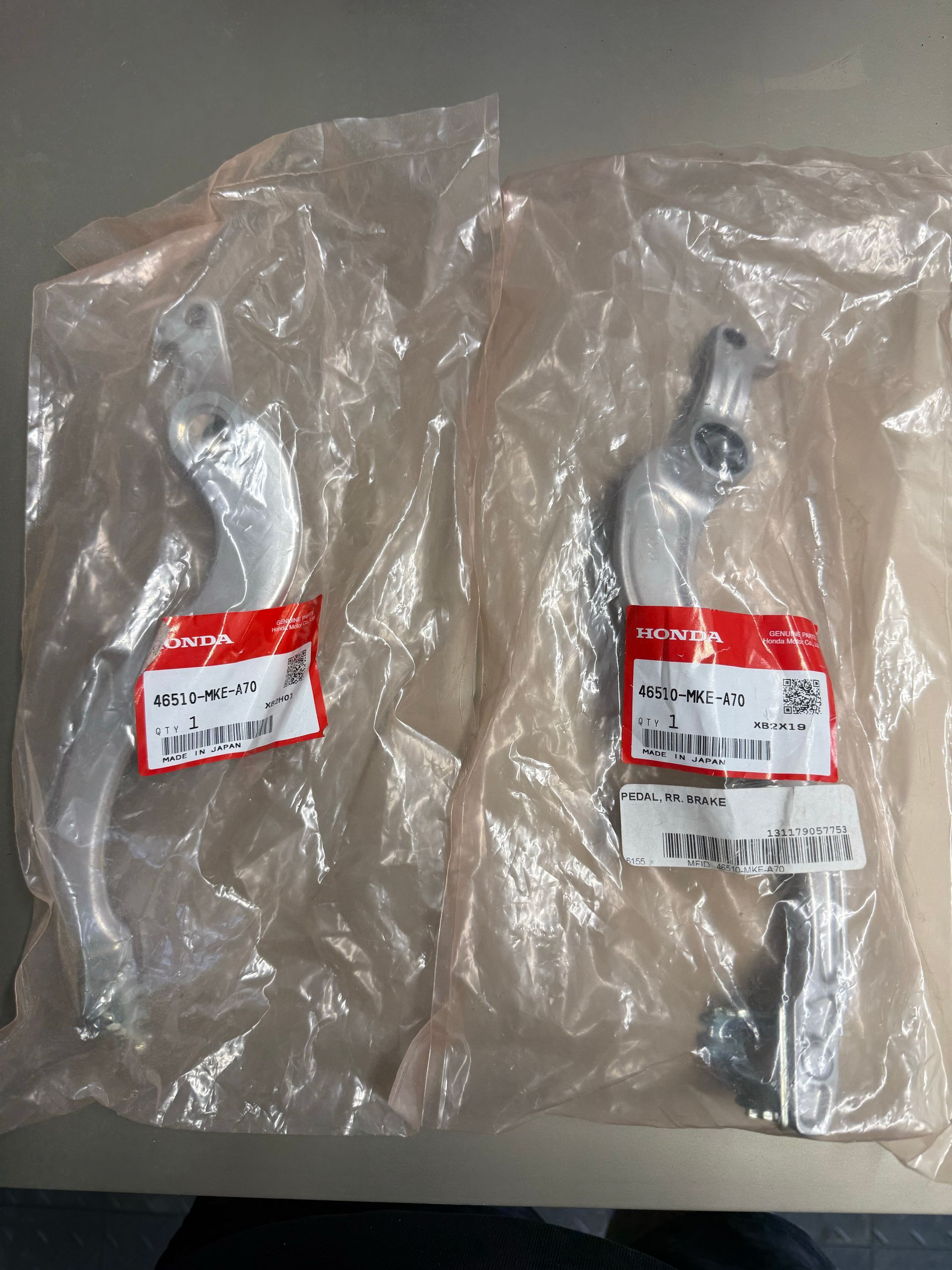 Honda PEDAL, RR. BRAKE 46510-MKE-A70
