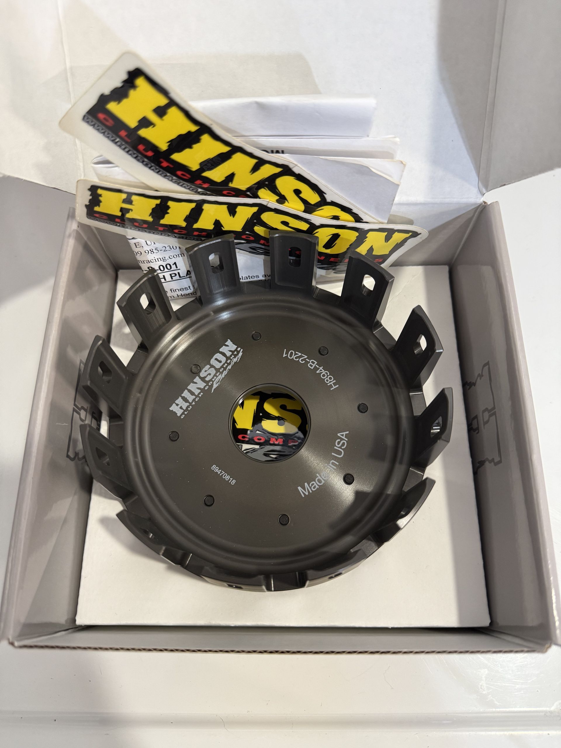 Hinson Billetproof Clutch Basket Honda CRF250R / CRF250RX 2022