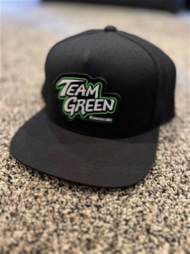 Team Green Flat Brim Hat