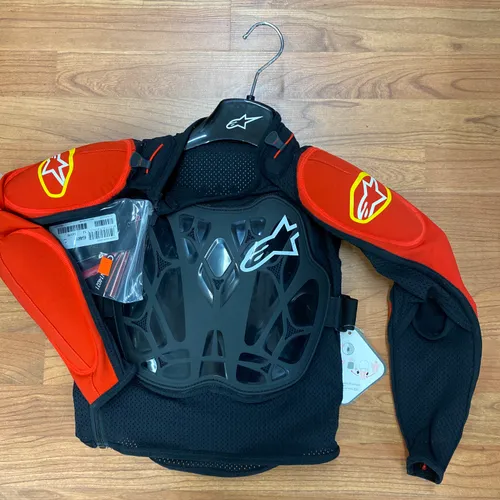 Youth Alpinestars Chest Protector With Sleeves Size S