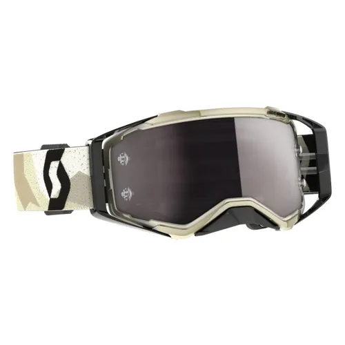 Scott Prospect Goggle - Camo Beige/Black/ Silver Chrome Lens