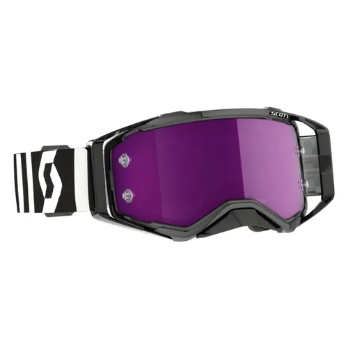 Scott Prospect Goggle - Black/White Purple Chrome Lens