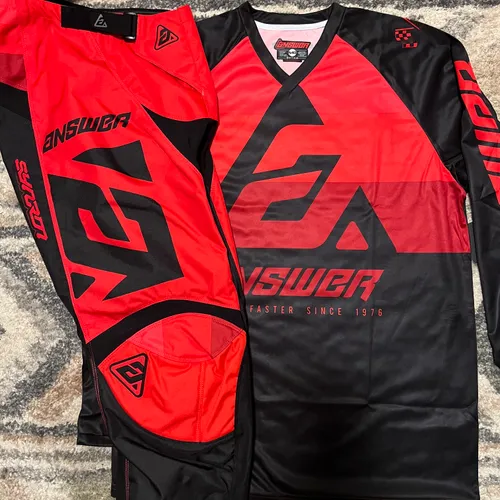 Answer Racing A23 Syncron CC MX Combo - Size Large/34 