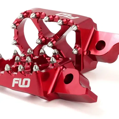 Flo Motorsports Pro Series Footpegs - Honda CRF250R CRF450R 