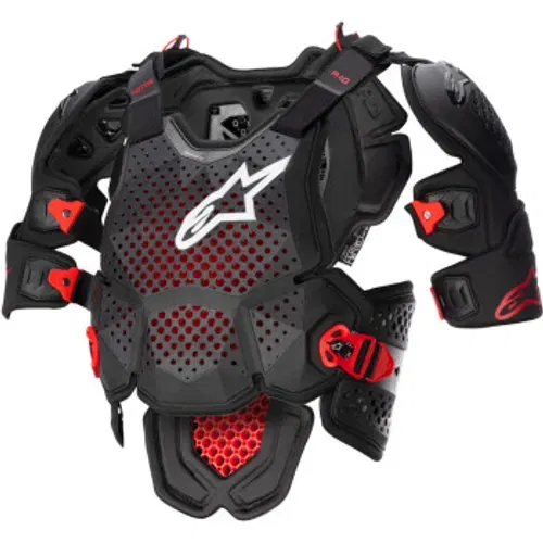Alpinestars A-10 Roost Guard V2 - Black/Red - Medium/Large