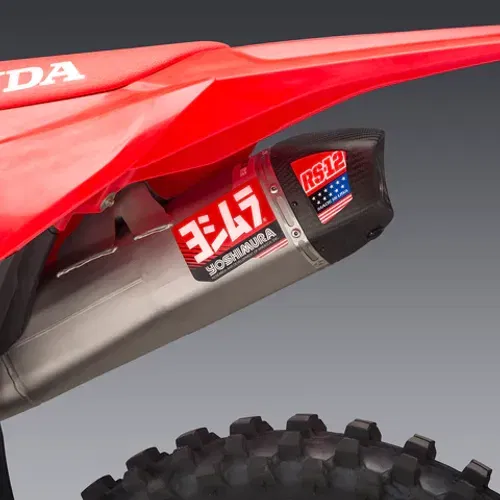 SALE! Yoshimura RS-12 SS Slip On Exhaust - Honda 22-23 CRF250R