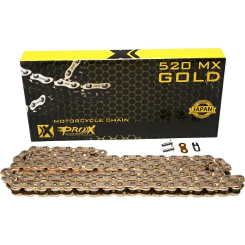 Pro-X 520 Standard MX Chain - Gold - 120 Links