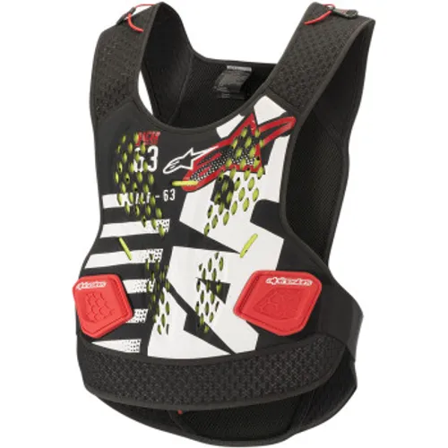 Alpinestars Sequence Chest Protector - Black/White/Red
