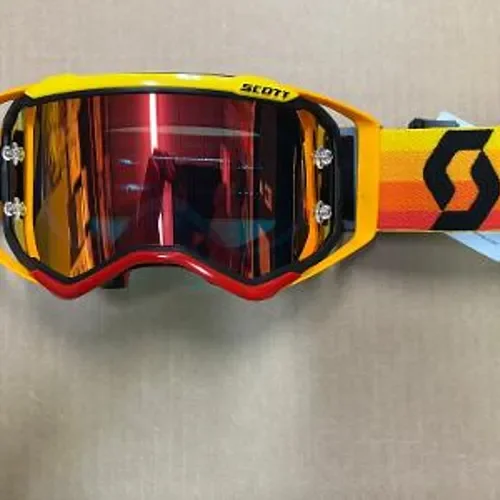 Scott Prospect Goggle - Cali Orange/Yellow Orange Chrome Lens