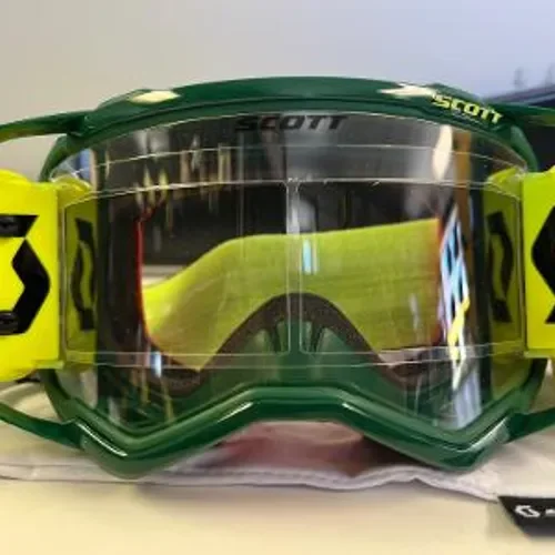 Scott Prospect WFS Roll Off Goggles - Green/Yellow