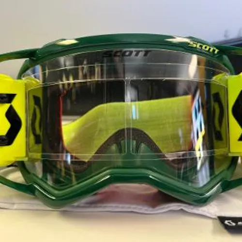 Scott Prospect Super WFS Roll Off Goggles - Green/Yellow