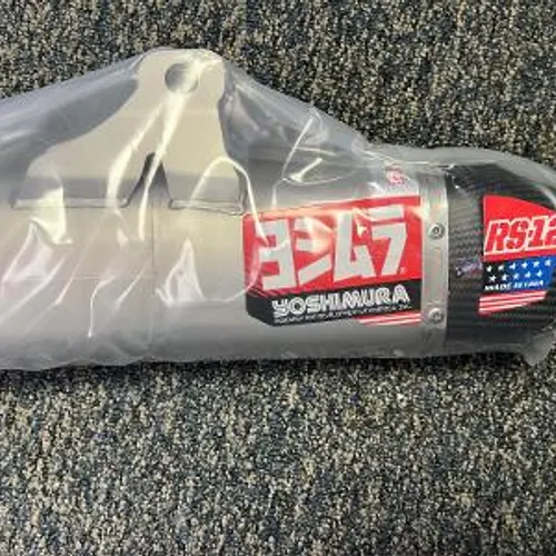 SALE! Yoshimura RS-12 SS Slip On Exhaust - Honda 22-23 CRF250R
